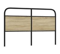 (sonoma oak, 150 cm) vidaXL Headboard Bed Header Bedroom Bed Headboard Steel and Engineered Wood