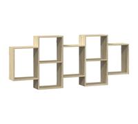 (sonoma oak, 159 x 18 x 65 cm) vidaXL Wall Shelf Floating Shelf Wall Storage Shelf Engineered Wood
