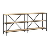 (sonoma oak, 180 x 30 x 75 cm/ 1 pcs) vidaXL Console Table Side Table Sideboard End Table Engineered Wood and Iron