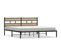Metal Bed Frame without Mattress Bed Base Bedstead Entertainment Centre vidaXL