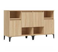 (sonoma oak, 2 pcs) vidaXL Sideboards Storage Side Cabinet Cupboard Highboard Engineered Wood