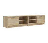(sonoma oak, 2) vidaXL 1/2x TV Cabinet Engineered Wood Media Unit HiFi Cabinet Multi Colours