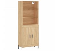 (sonoma oak, 2 wood doors) vidaXL Highboard Sideboard Storage Cabinet Home Side Cabinet Engineered Wood