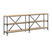 (sonoma oak, 200 x 30 x 75 cm/ 2 pcs) vidaXL Console Table Side Table Sideboard End Table Engineered Wood and Iron