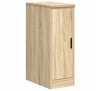 Garage storage cabinet Sonoma oak 30x51x85 cm Pinewood top 2-door 60kg workbench