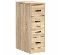 (sonoma oak, 30 x 51 x 85 cm) vidaXL Garage Storage Cabinet Smoked Oak 30x51x85 cm Solid Wood Pine cabinet