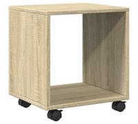(sonoma oak, 37 x 33 x 42.5 cm) vidaXLÂ RollingÂ Cabinet Filing Cabinet File Cabinet Engineered Wood