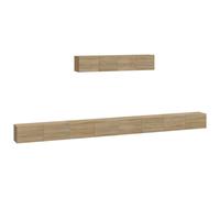 (Sonoma oak, 4) vidaXL 8x TV Cabinets Chipboard Living Room Furniture TV Unit Multi Colours