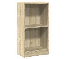 (sonoma oak, 40 x 24 x 75 cm) vidaXL Book Cabinet Display Rack Bookshelf Storage Shelf Rack Engineered Wood