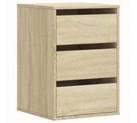 (sonoma oak, 40 x 41 x 58 cm) vidaXL Corner Chest of Drawers Storage Drawer Side Cabinet Engineered Wood