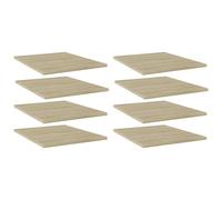 (sonoma oak, 40 x 50 x 1.5 cm/ 8 pcs) vidaXL Bookshelf Board Extra Shelf Replacement Panel DIY Board Engineered Wood