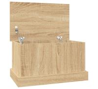(sonoma oak, 50 x 30 x 28 cm) vidaXL Storage Box Garden Tool Chest Outdoor Storage Bin Box Engineered Wood