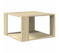 (sonoma oak, 51.5 x 51.5 x 30 cm) vidaXL Coffee Table Hallway Side Table Desk Accent End Table Engineered Wood