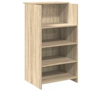 (sonoma oak, 55 x 50 x 103.5 cm) vidaXL Reception Desk Smoked Oak 55x50x103.5 cm Engineered Wood
