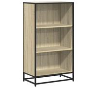 (sonoma oak, 60 cm) vidaXL Book Cabinet Brown Oak 60x35x107.5 cm Engineered Wood bookcase