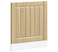 vidaXL Dishwasher Panel Lucca Sonoma Oak Engineered Wood