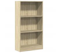 Book Cabinet Display Rack Bookshelf Storage Shelf Rack Engineered Wood vidaXL