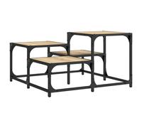 (sonoma oak, 68 x 68 x 40 cm) vidaXL Coffee Table Hall Side End Table Sofa Table Grey Sonoma Engineered Wood
