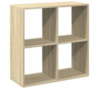(sonoma oak, 69.5 x 29 x 69.5 cm) vidaXL Room Divider Bookcase Book Rack Bookshelf Engineered Wood