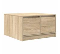 vidaXL Coffee Table with Drawers Sonoma Oak 70.5x70x40 cm