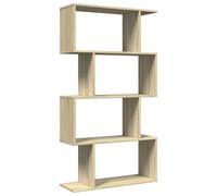 (sonoma oak, 70 x 24 x 129 cm) vidaXL Room Divider Bookcase 6-Tier Shelf Bookshelf Engineered Wood
