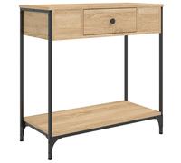 (sonoma oak, 75 x 34.5 x 75 cm) vidaXL Console Table Side End Table Hallway Stand Sofa Table Engineered Wood