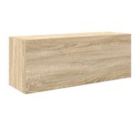 (sonoma oak, 80 x 25 x 30 cm) vidaXL Bathroom Wall Cabinet Hanging Wall Storage Cupboard Engineered Wood