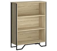 Vidaxl Bookcase Sonoma Oak 80X31X106 Cm Engineered Wood