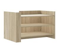vidaXL Coffee Table Sonoma Oak 80x50x50 cm Engineered Wood - Brown, Brown