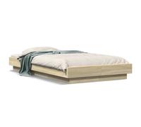 (sonoma oak, 90 x 190 cm) vidaXL Bed Frame Home Bed Base Mattress Foundation Bedstead Engineered Wood