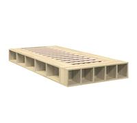 (sonoma oak, 90 x 200 cm) vidaXL Bed Frame Home Bed Base Brown Oak 180x200 cm Super King Engineered Wood