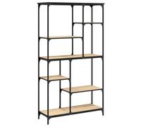 (sonoma oak, 99 x 35.5 x 176 cm) vidaXL Bookshelf Office Storage Cabinet Book Shelf Engineered Wood and Steel
