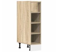 (sonoma oak, corner bottom cabinet) vidaXL Bottom Cabinet Grey Engineered Wood Cupboard Sideboard Storage Cabinet