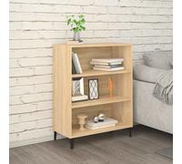 Sonoma Oak Sideboard 69.5x32.5x90 cm Engineered Wood Storage Cabinet Furniture