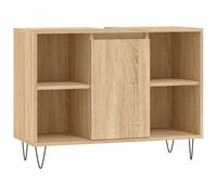 vidaXL Bathroom Cabinet Sonoma Oak 80x33x60 cm Engineered Wood