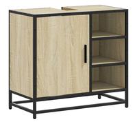 vidaXL Bathroom Sink Cabinet Sonoma Oak 65x33x60 cm Engineered Wood
