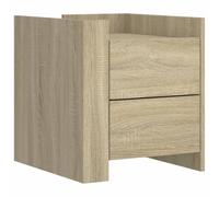 (sonoma oak) vidaXL Bedside Cabinet Nightstand Bed Side Table Engineered Wood