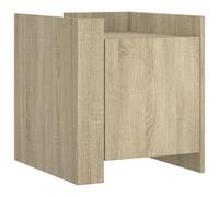 (sonoma oak) vidaXL Bedside Cabinet Nightstand Bed Side Table Sonoma Oak Engineered Wood