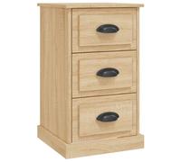 (sonoma oak) vidaXL Bedside Cabinet Side Table Nightstand Side Cabinet Engineered Wood