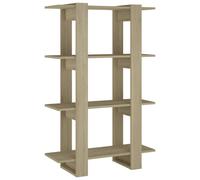 (sonoma oak) vidaXL Book Cabinet/Room Divider Bookcase Cabinet Book Shelf Multi Colours