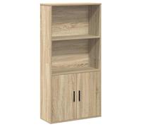 (sonoma oak) vidaXL Bookcase Sonoma Oak 60x24x120 cm Engineered Wood bookshelf book case