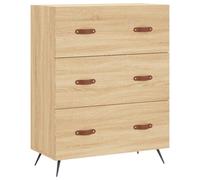 (sonoma oak) vidaXL Chest of Drawers File Cabinet Sideboard Office Cabinet Engineered Wood