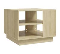 vidaXL Coffee Table Sonoma Oak 55x55x43 cm Engineered Wood