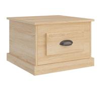 vidaXL Coffee Table Sonoma Oak 50x50x35 cm Engineered Wood
