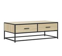 Coffee Table Hallway End Table Side Table Engineered Wood and Metal vidaXL