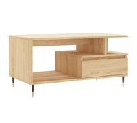 vidaXL Coffee Table Sonoma Oak 90x49x45 cm Engineered Wood