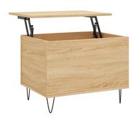 vidaXL Coffee Table Sonoma Oak 60x44.5x45 cm Engineered Wood