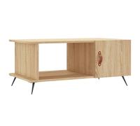 (sonoma oak) vidaXL Coffee Table Side Table End Table High Gloss White Engineered Wood