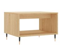 vidaXL Coffee Table Sonoma Oak 60x50x40 cm Engineered Wood, Brown