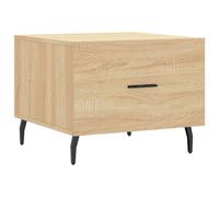 (sonoma oak) vidaXL Coffee Table Side Table Sofa Couch Tea Table Black Engineered Wood
